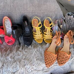 JustFab and other lot of heels/sandals